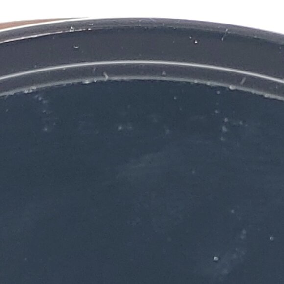 VINTAGE MIDAS Ashtray Black Milk Glass Made in France Auto Service King … - Picture 7 of 7